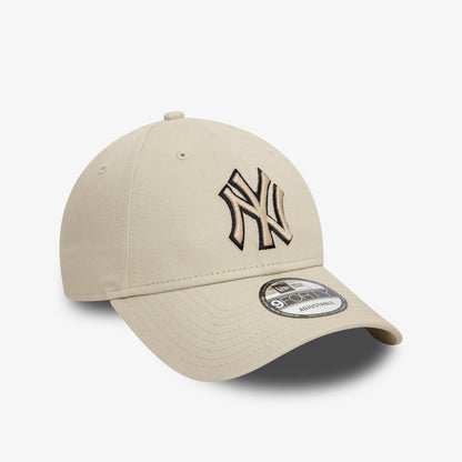 New Era Team Outline 9forty Unisex Bej Şapka