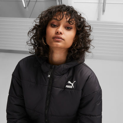 Puma Classics Padded Kadın Siyah Mont