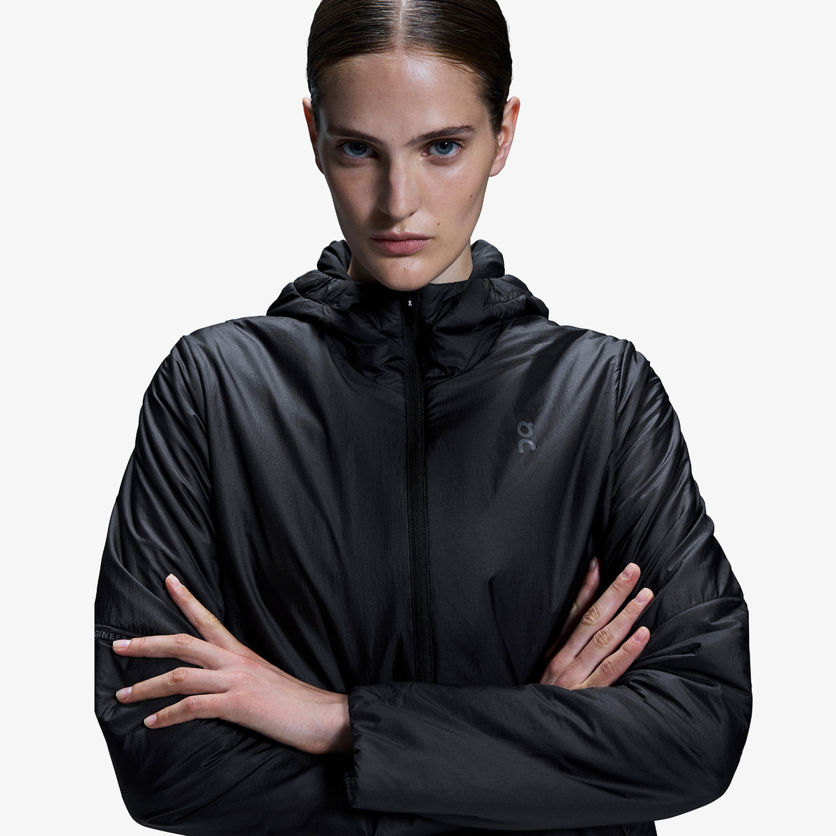 On Trek Insulated Kadın Siyah Koşu Ceketi