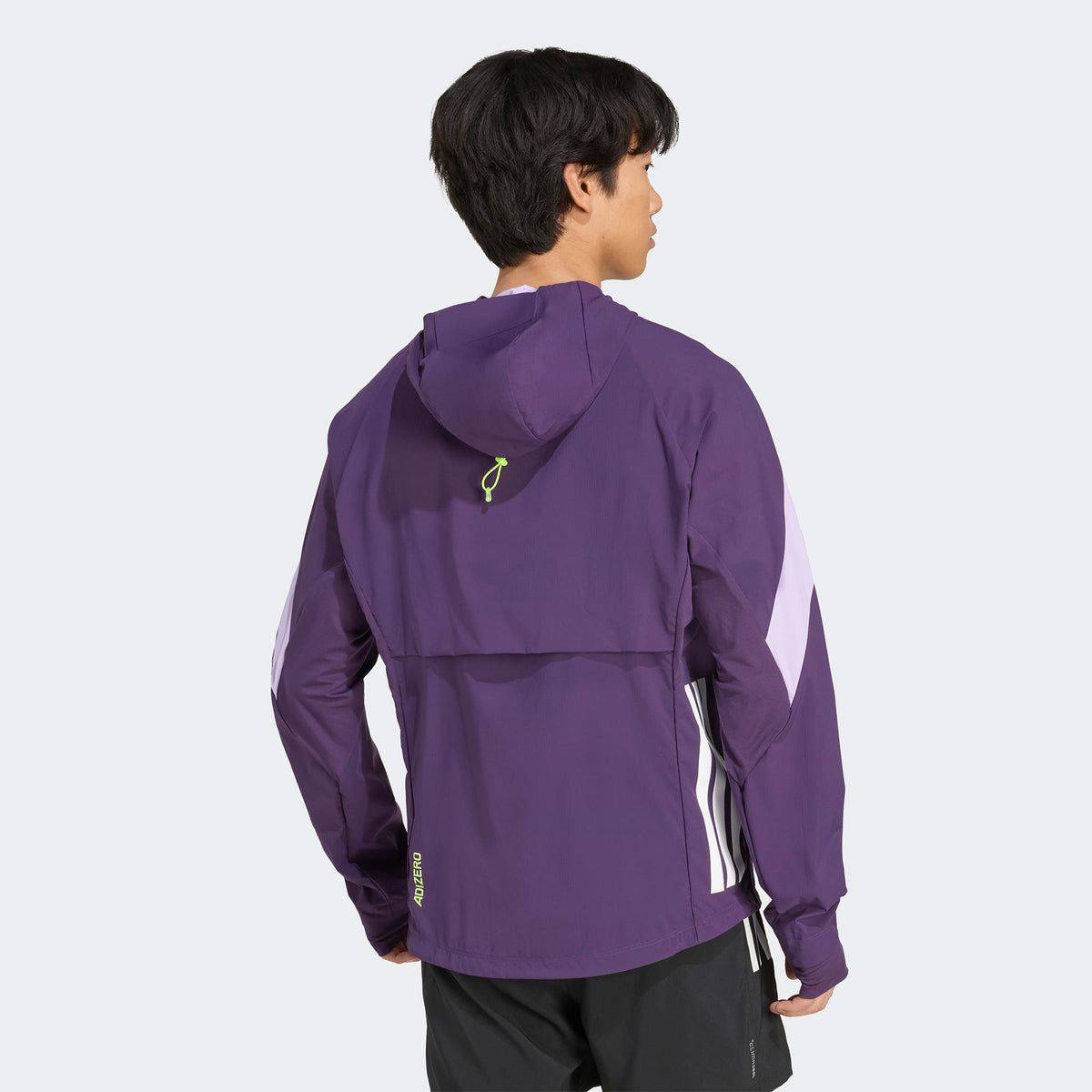 Adidas Adizero Running Erkek Mor Koşu Rüzgarlığı