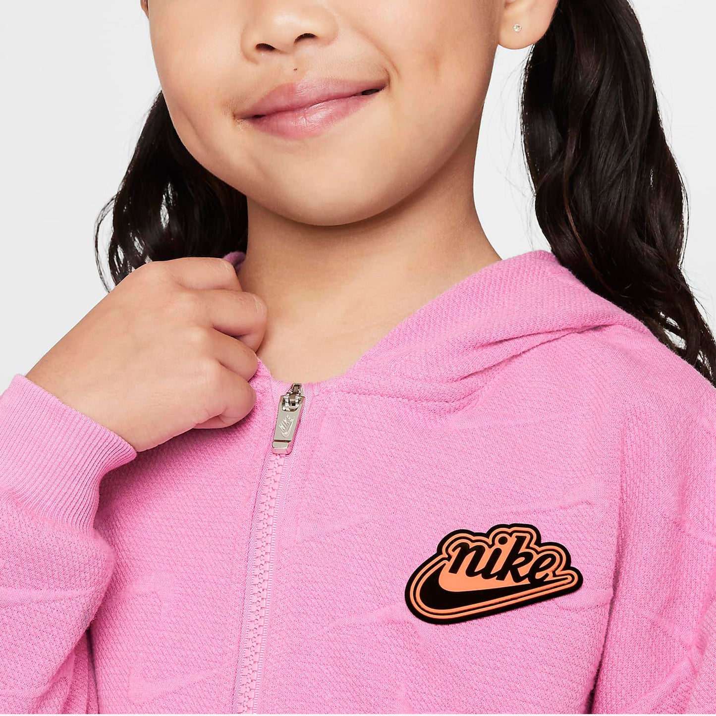Nike Nkg New Impressions Fz Çocuk Pembe Hoodie