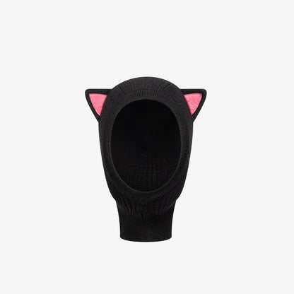 New Era Cat Ears Balaclava Çocuk Siyah Şapka