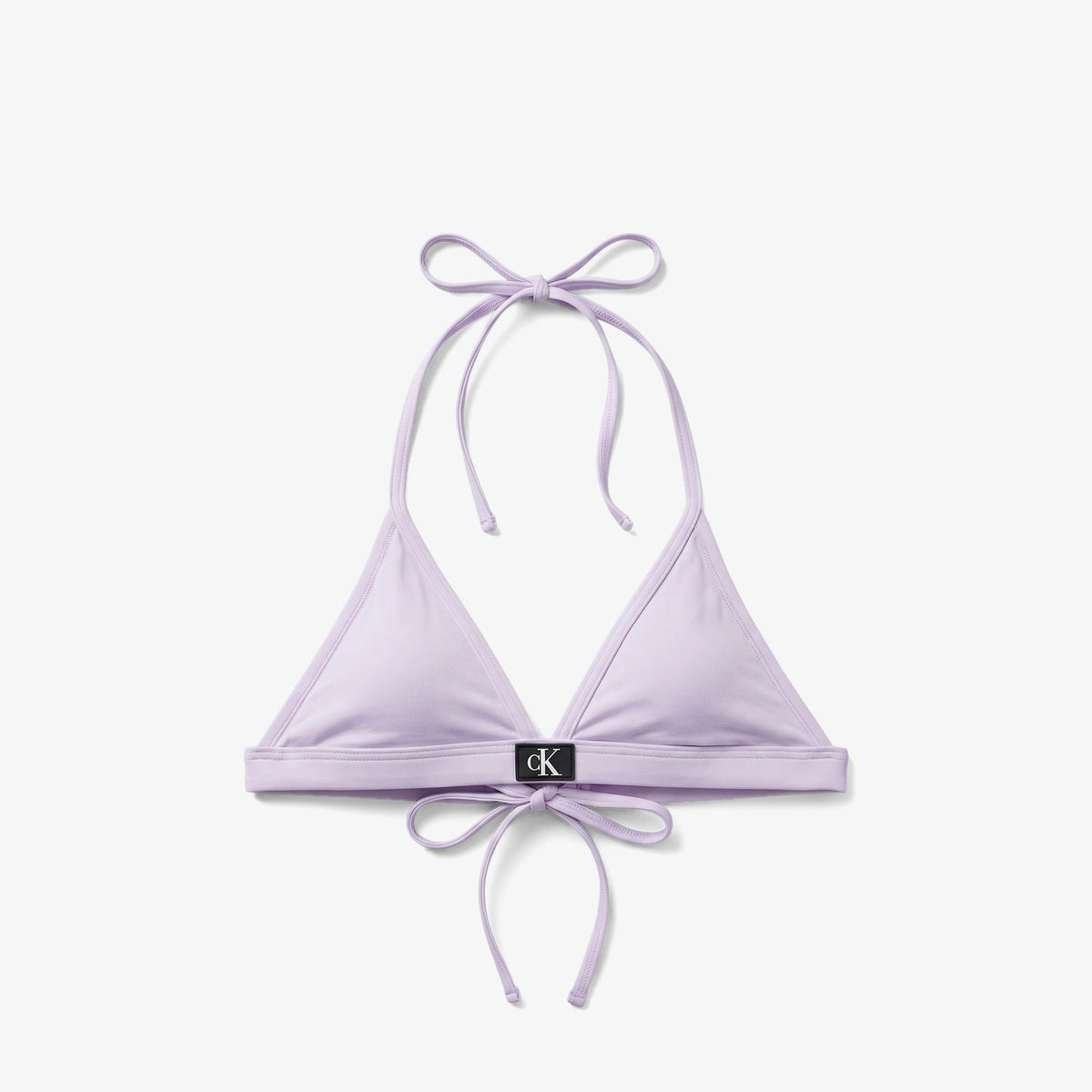 Calvin Klein Triangle Çocuk Mor Bikini Üstü