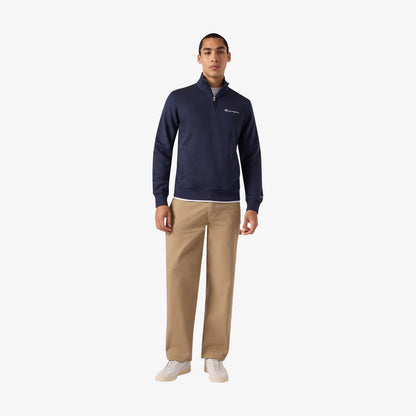 Champion Half Zip Erkek Lacivert Sweatshirt