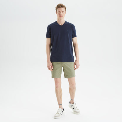 Nautica Erkek Lacivert Standart Fit T-shirt