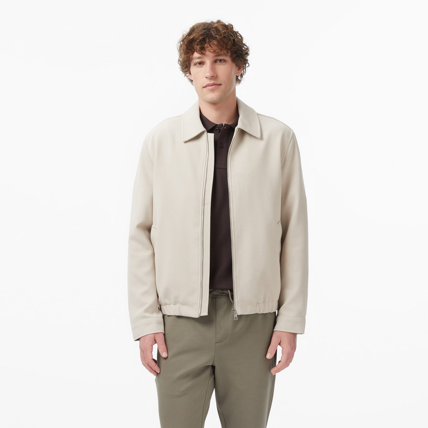 Nautica Erkek Bej Regular Fit Ceket