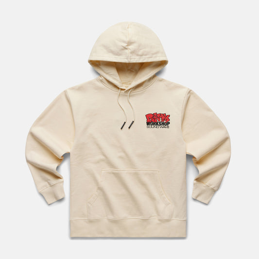 Market Soundwave Erkek Krem Hoodie