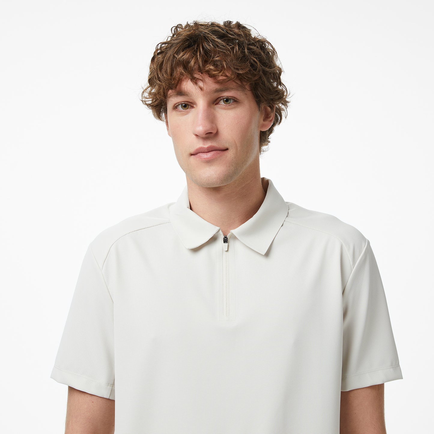Nautica Erkek Krem Regular Fit Polo Yaka T-shirt