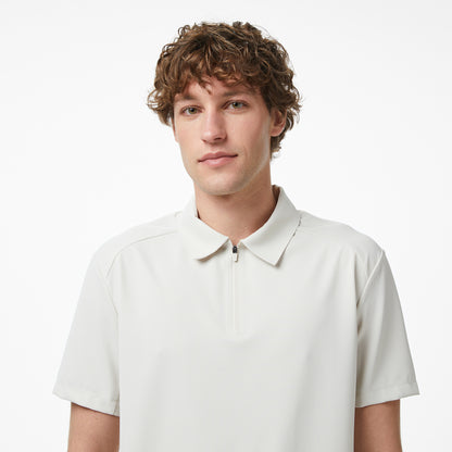 Nautica Erkek Krem Regular Fit Polo Yaka T-shirt