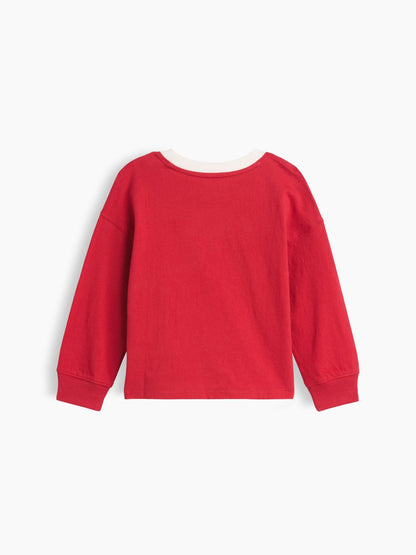 Kırmızı Baby & Toddler Grafik T-shirt