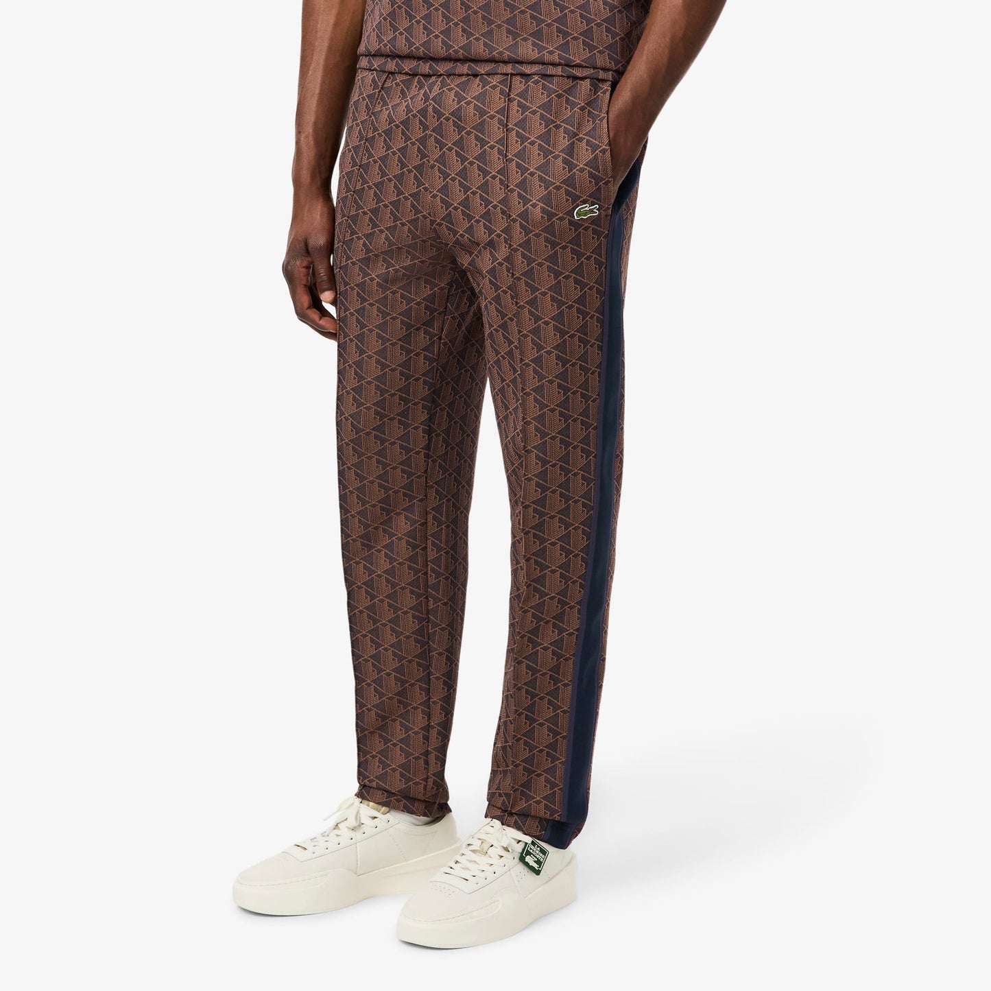 Lacoste Paris Monogram Erkek Mor Eşofman Altı
