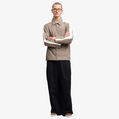Puma T7 Relaxed Woven Overshirt Erkek Gri Gömlek