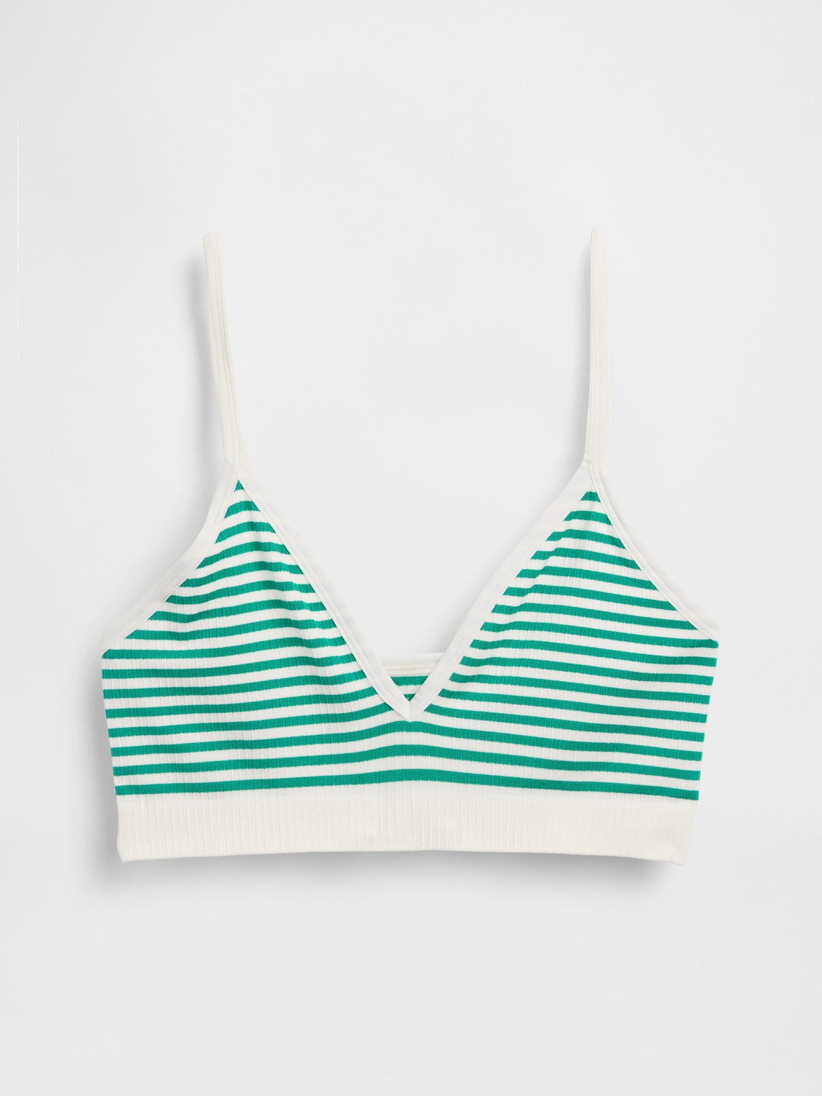Yeşil Seamless Fitilli Triangle Bralet