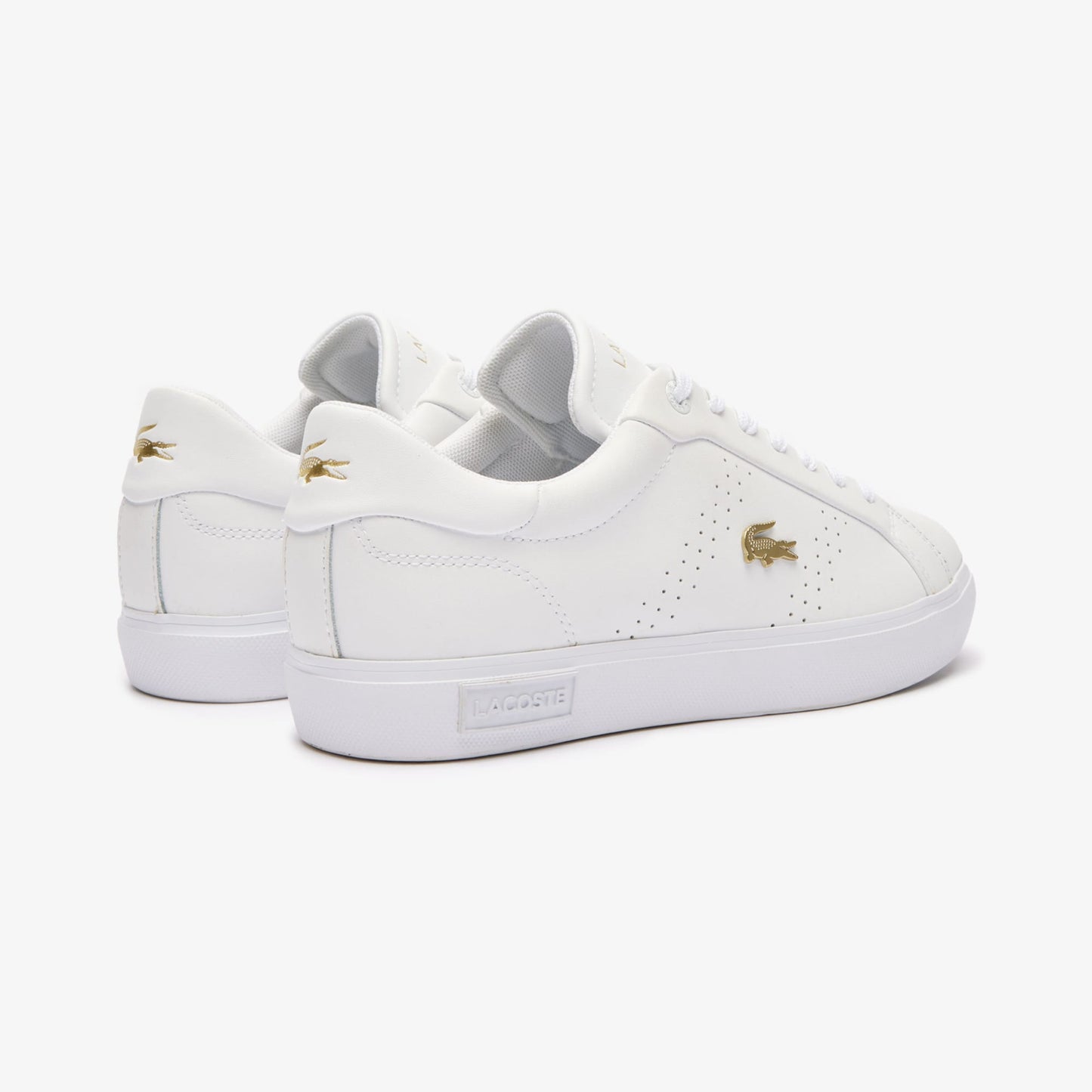 Lacoste Powercourt 2.0 Leather Kadın Beyaz Sneaker