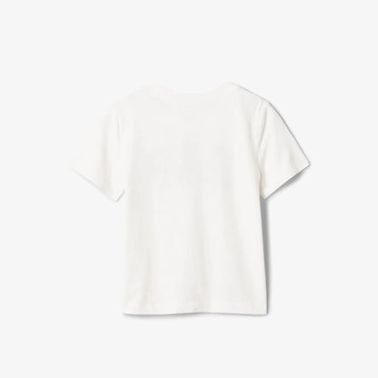 Gap Relaxed Fit Çocuk Beyaz T-shirt