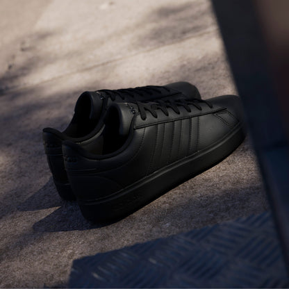 Adidas Grand Court Cloudfoam Comfort Erkek Siyah Spor Ayakkabı