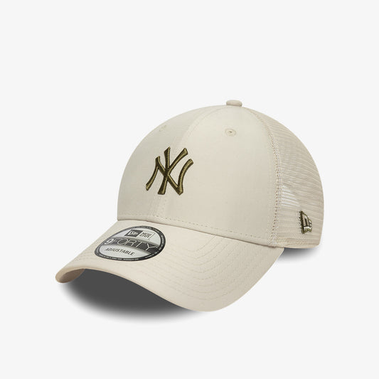 New Era Midi Homefield 940 Trucker Unisex Bej Şapka