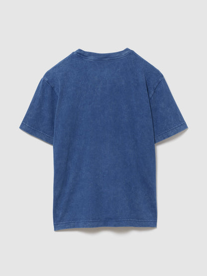 Mavi Heavyweight Gap Logo Relaxed Crop T-shirt