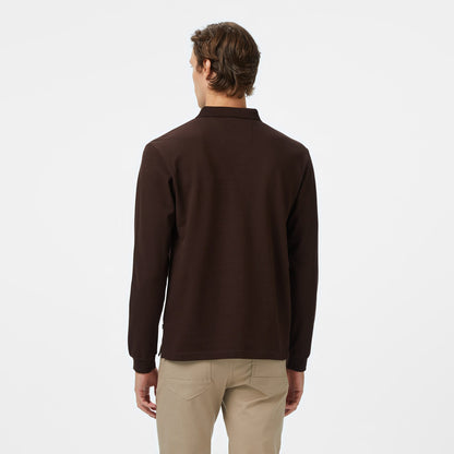 Nautica Erkek Kahverengi Classic Fit Polo