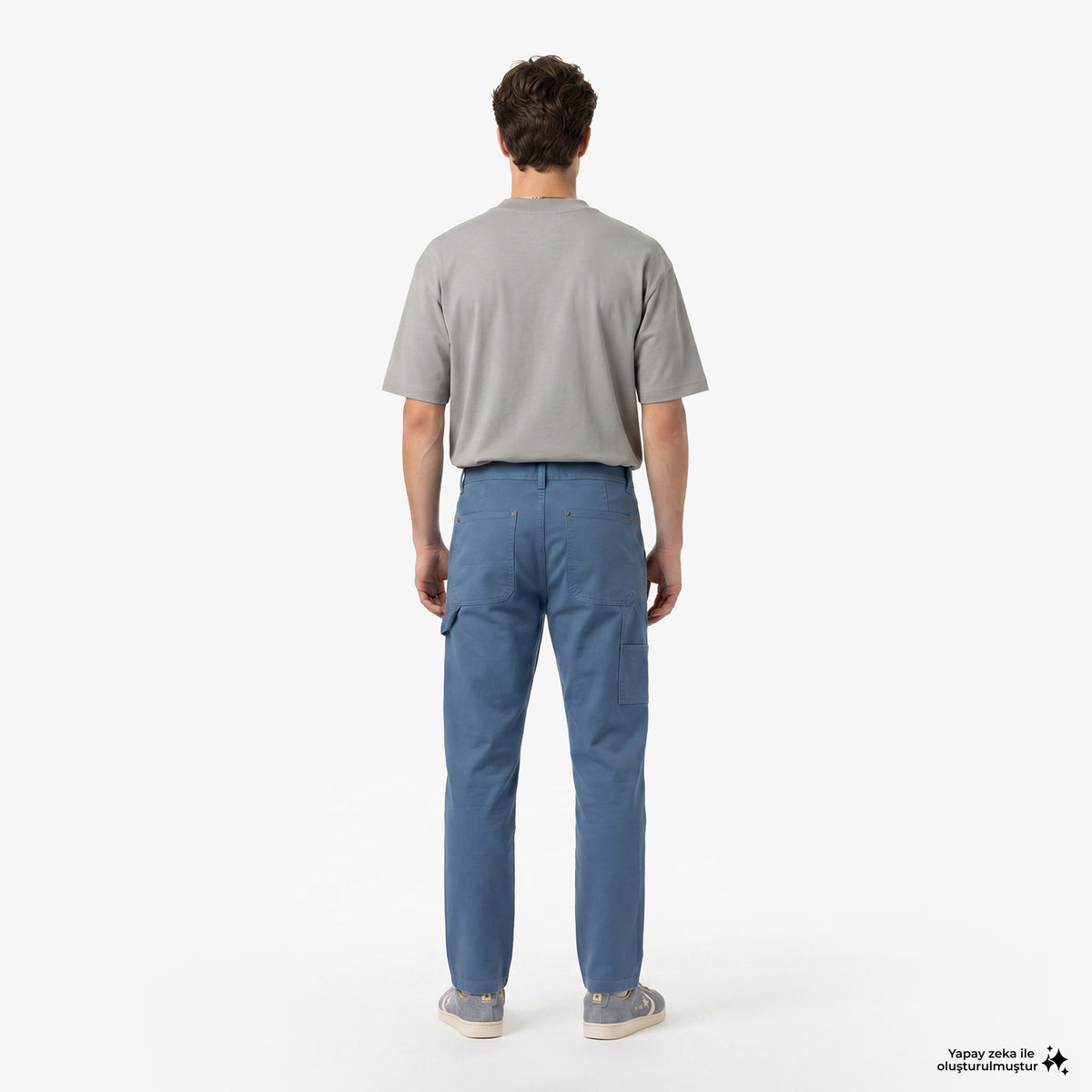 Hugo Boss Tapered Fit Erkek Mavi Pantolon