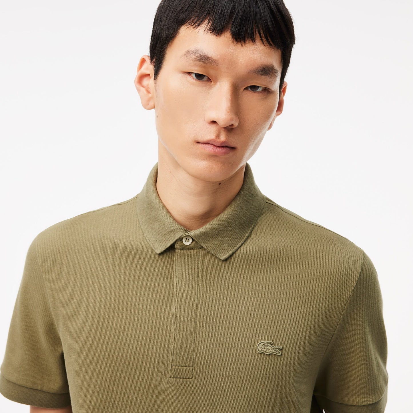 Lacoste Paris erkek Regular Fit Haki Polo