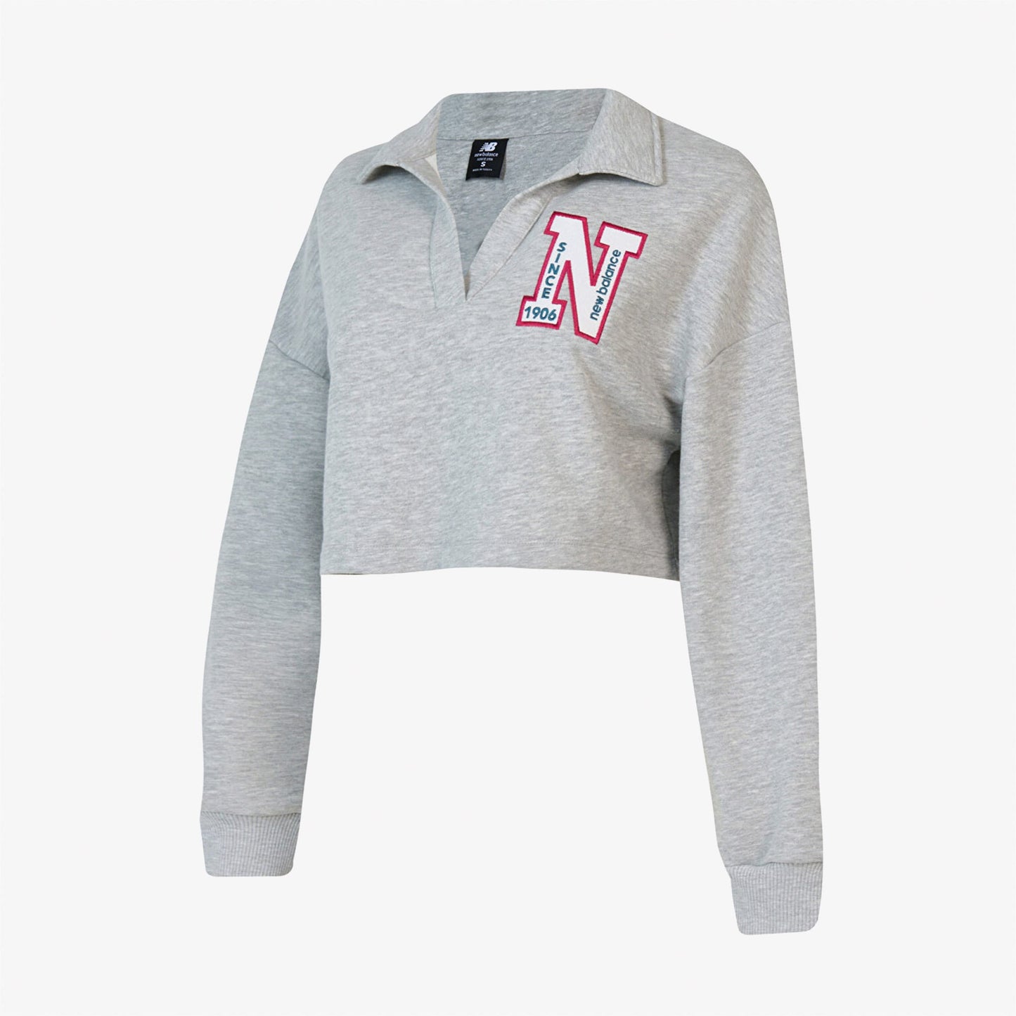 New Balance Wnc1619 Lifestyle Kadın Gri Sweatshirt