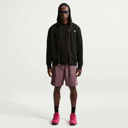 Nike Club Full Zip Erkek Siyah Sweatshirt