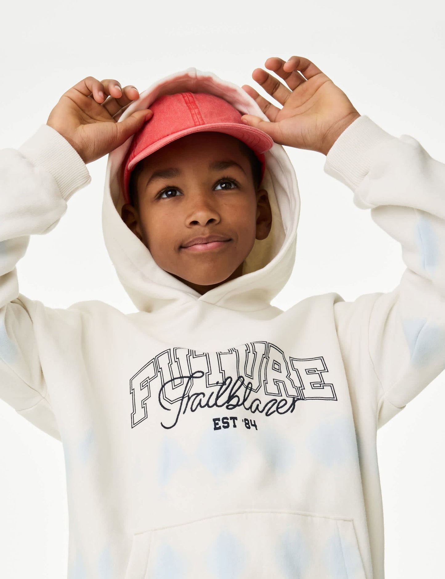 Pamuklu Ombre Grafikli Sweatshirt (6-16 Yaş)