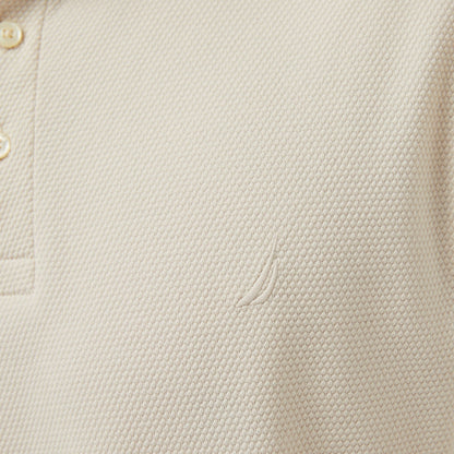 Nautica Erkek Bej Classic Fit Polo Yaka T-shirt
