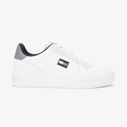 Tommy Hilfiger Retro Basket Erkek Beyaz Spor Ayakkabı