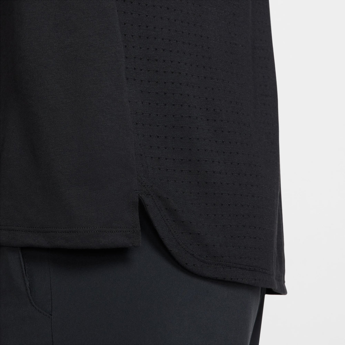 Nike Solar Chase Erkek Siyah Koşu T-shirt