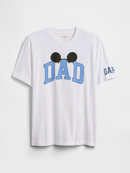 Beyaz Gap × Disney Everyday Soft Relaxed Grafik T-shirt