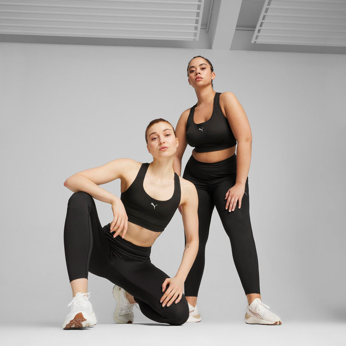 Puma 4keeps Run Mid Kadın Siyah Bra