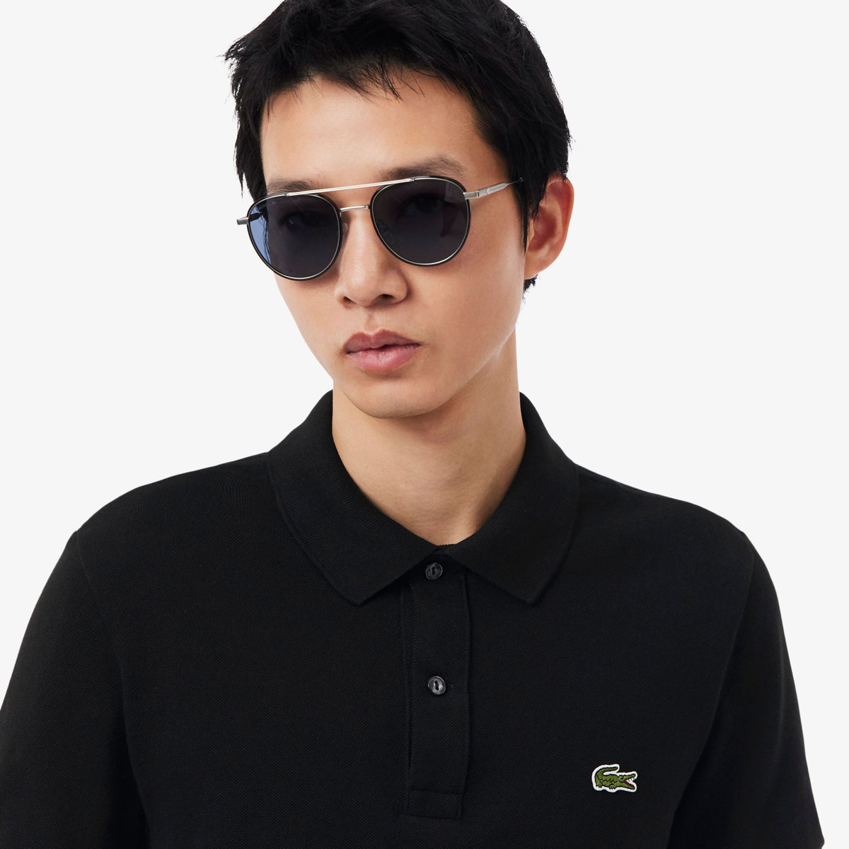 Lacoste L.12.12 Erkek Slim Fit Siyah Polo