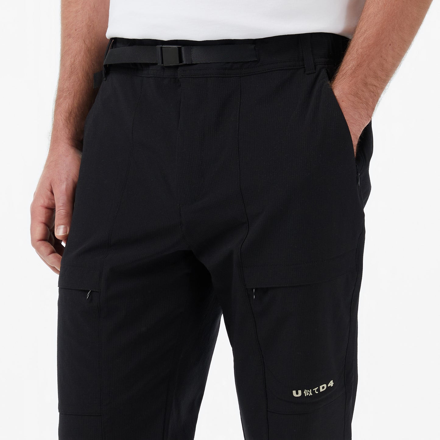 United4 Regular Fit Erkek Siyah Pantolon