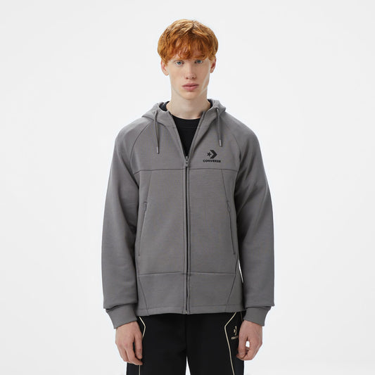 Converse Star Chevron Baskılı Erkek Regular Fit Lacivert Hoodie