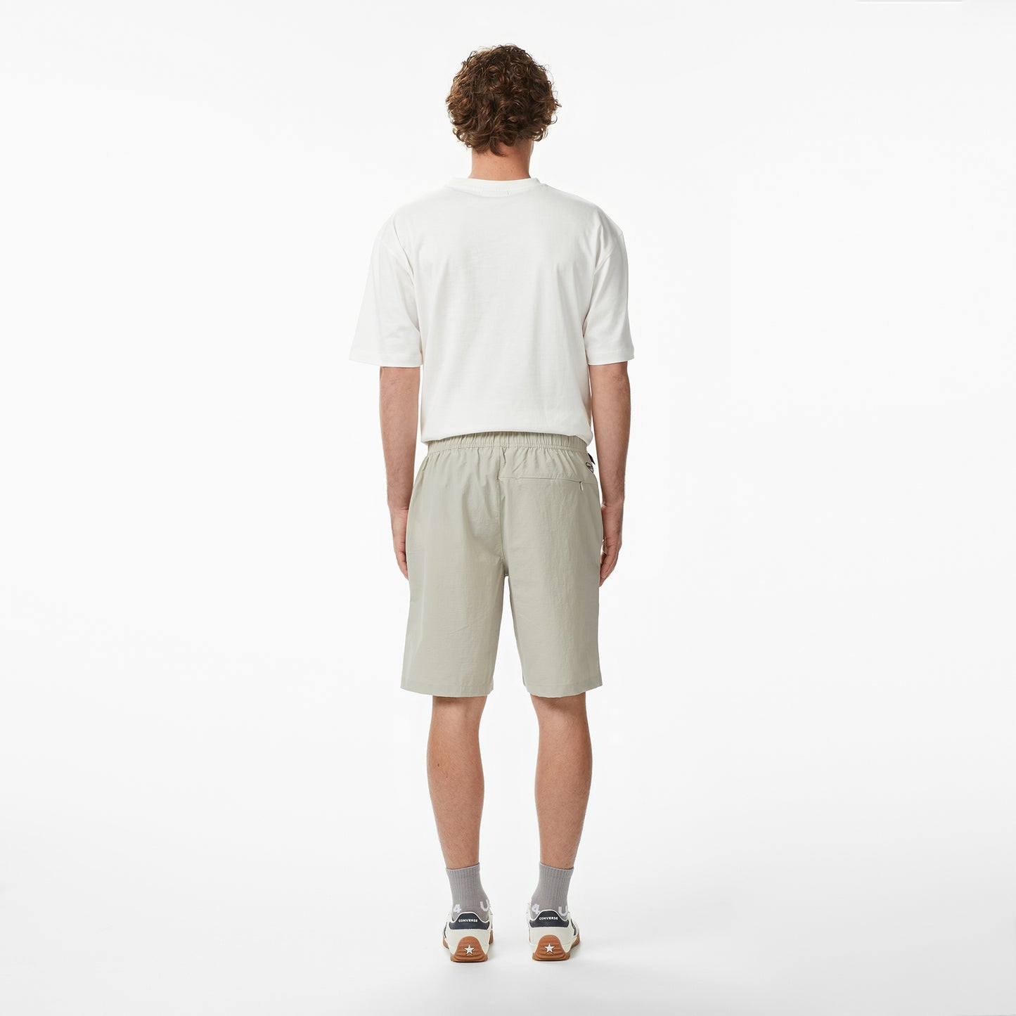 United4 Slim Fit Erkek Krem Şort
