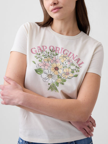 Kırık Beyaz Favorite Grafik Baskılı T-shirt