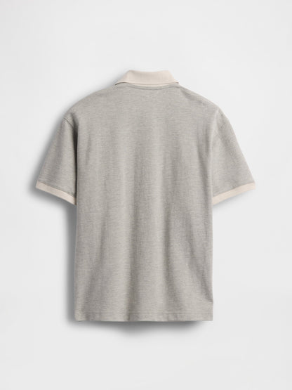 Gri Logo Polo T-shirt