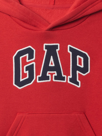 Kırmızı Relaxed Logo Sweatshirt