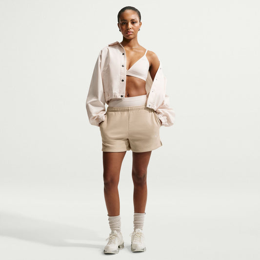 Nike Studio Fleece Kadın Kahverengi Şort