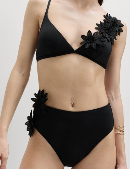 Çiçek Detaylı Bikini Altı