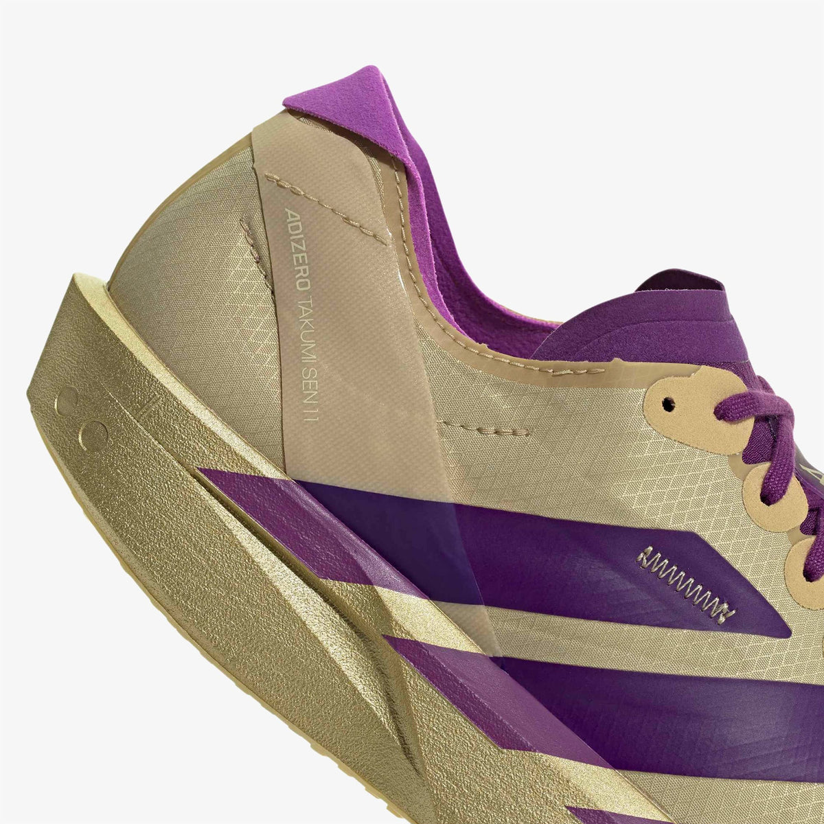 Adidas Adizero Takumi Sen 11 Kadın Bej Koşu Ayakkabısı
