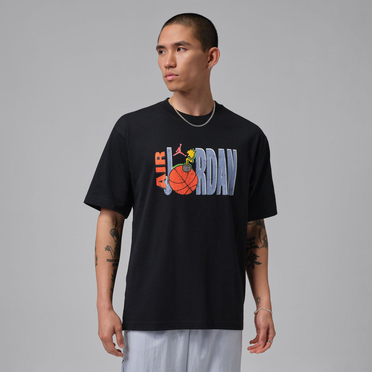 Jordan No Franchise Erkek Siyah T-shirt
