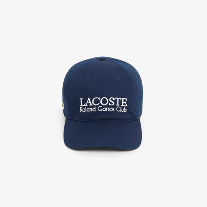 Lacoste Rolland Garros Unisex Lacivert Şapka