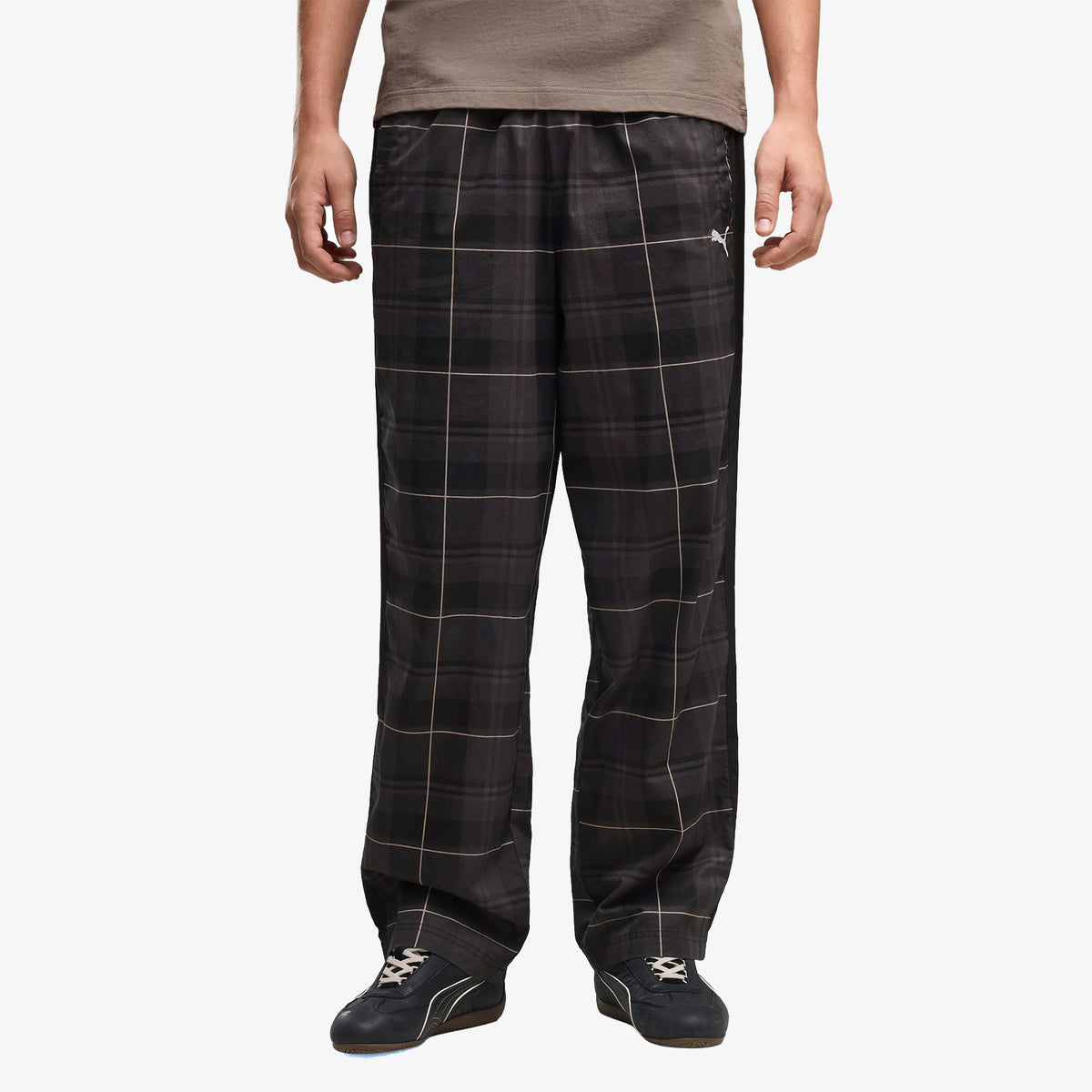 Puma T7 Tartan Track Erkek Siyah Pantolon