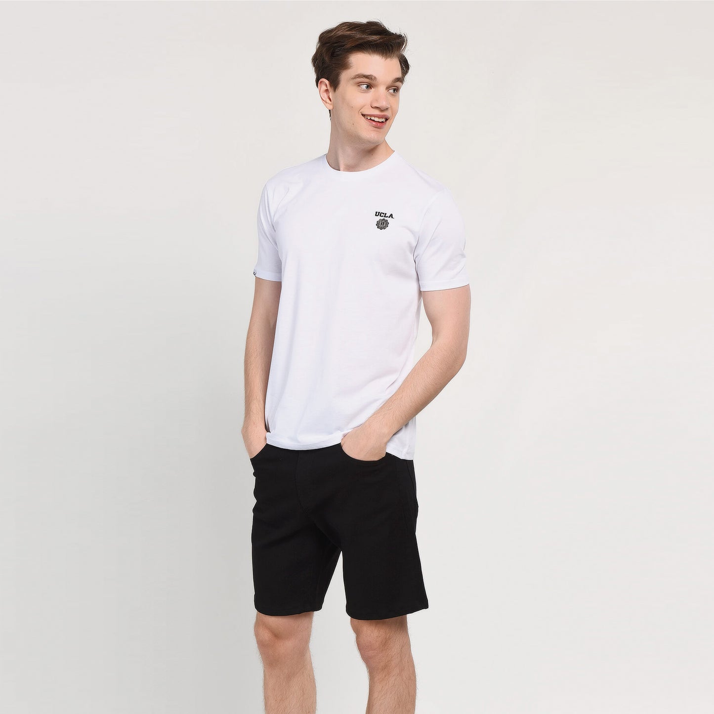 Ucla Bass Erkek Beyaz T-shirt