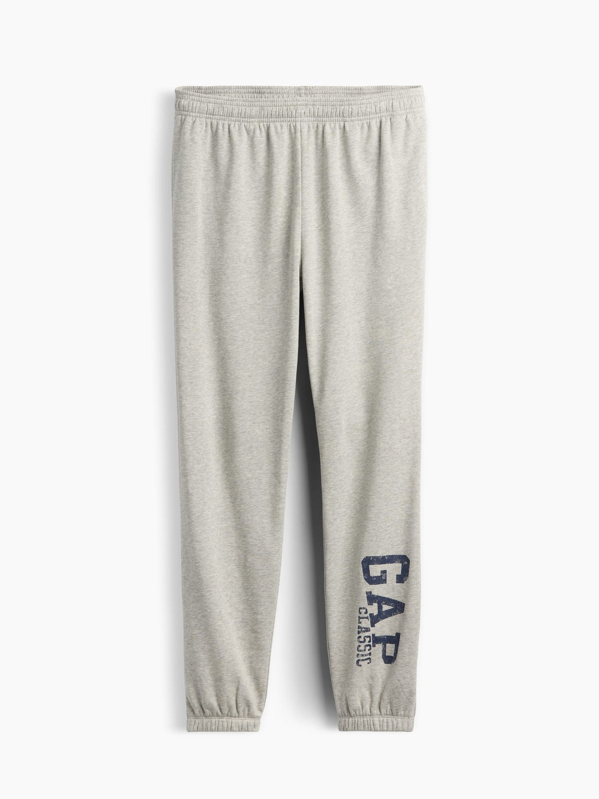 Gri Relaxed Gap Logo Fransız Havlu Kumaş Jogger Eşofman Altı