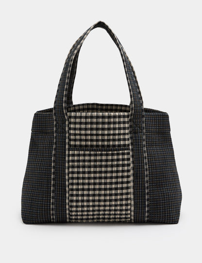 Gingham Desenli Çanta