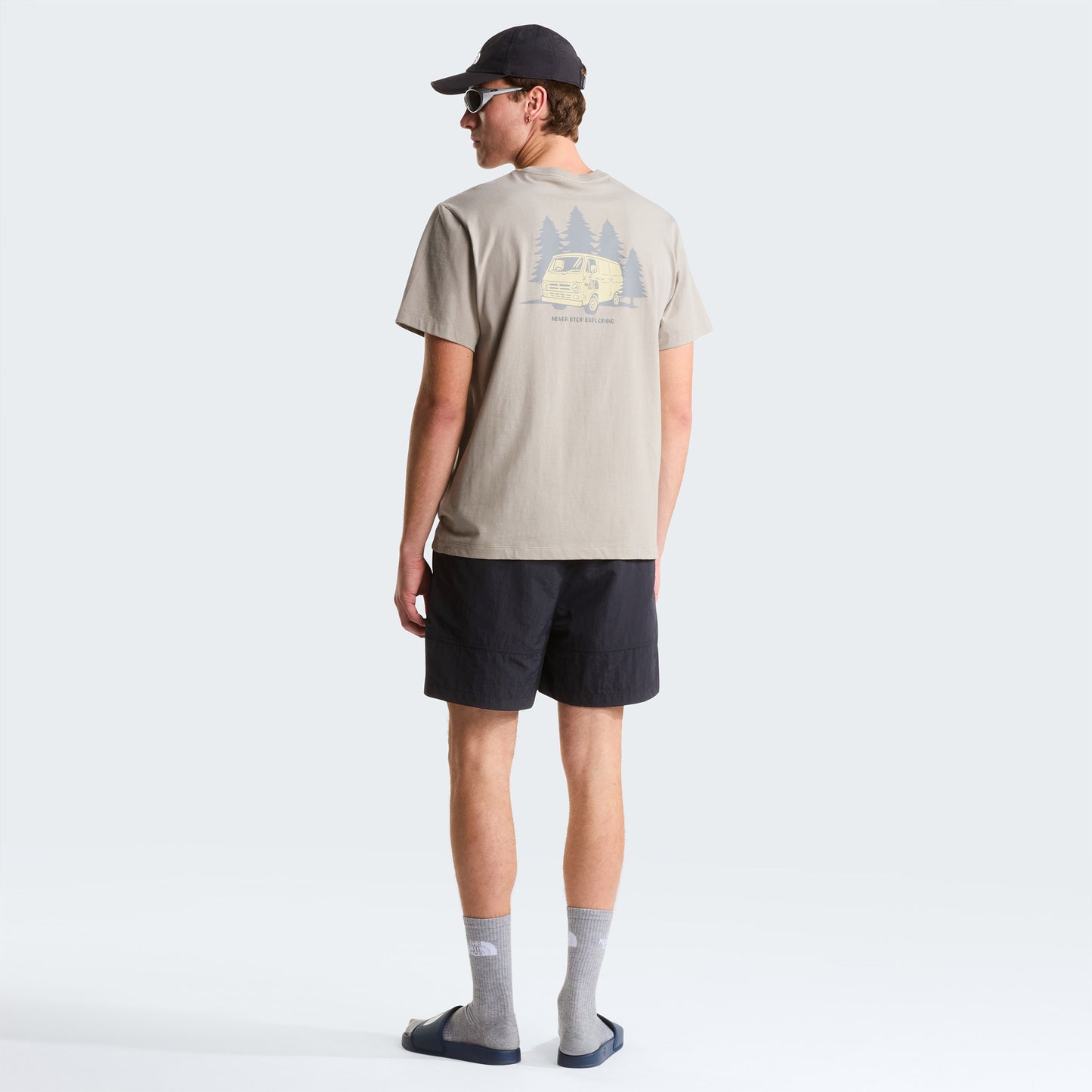 The North Face Van Life Relaxed Erkek Gri T-shirt